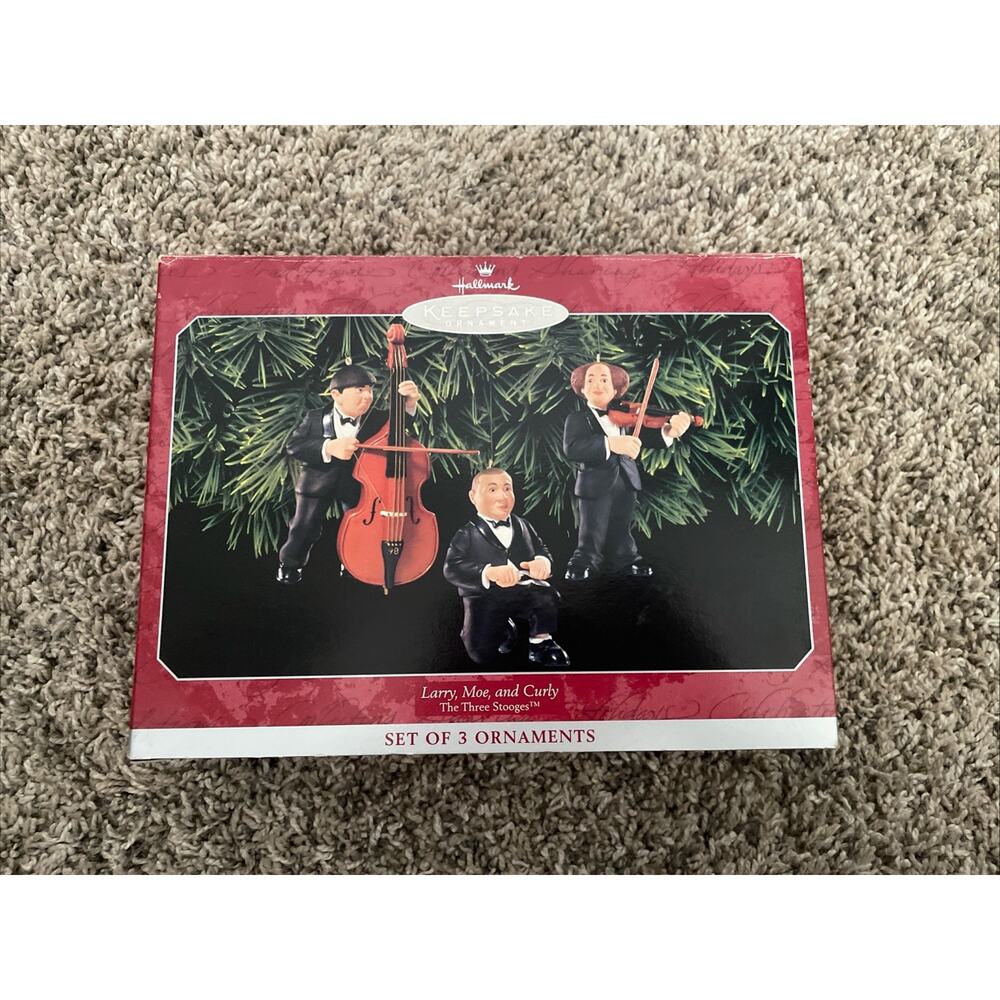 Hallmark QX6503 The Three Stooges Musicians Ornament - 1998